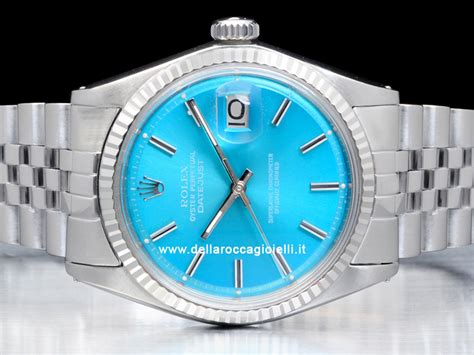 rolex datejust 1601 jubilee quadrante azzurro|rolex datejust 1601 price.